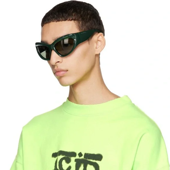 サングラス BALENCIAGA Woman Sunglasses Green BB0228S 002 Balenciaga | Accessories | New Balenciaga Cat Eye Sunglasses